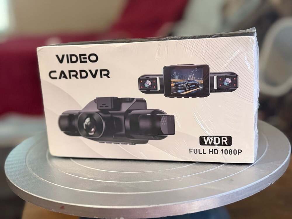 HD 1080P WiFi 3 Channel Triple Screens Dash Cam Front/Inside/Rear, 3.16 '' DVR,